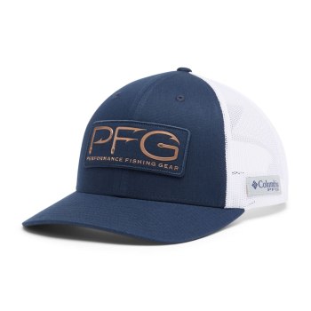 Columbia PFG Mesh Snap Back Ball, Gorras Azul Marino Rosas Dorados Para Mujer | 075123-JLY